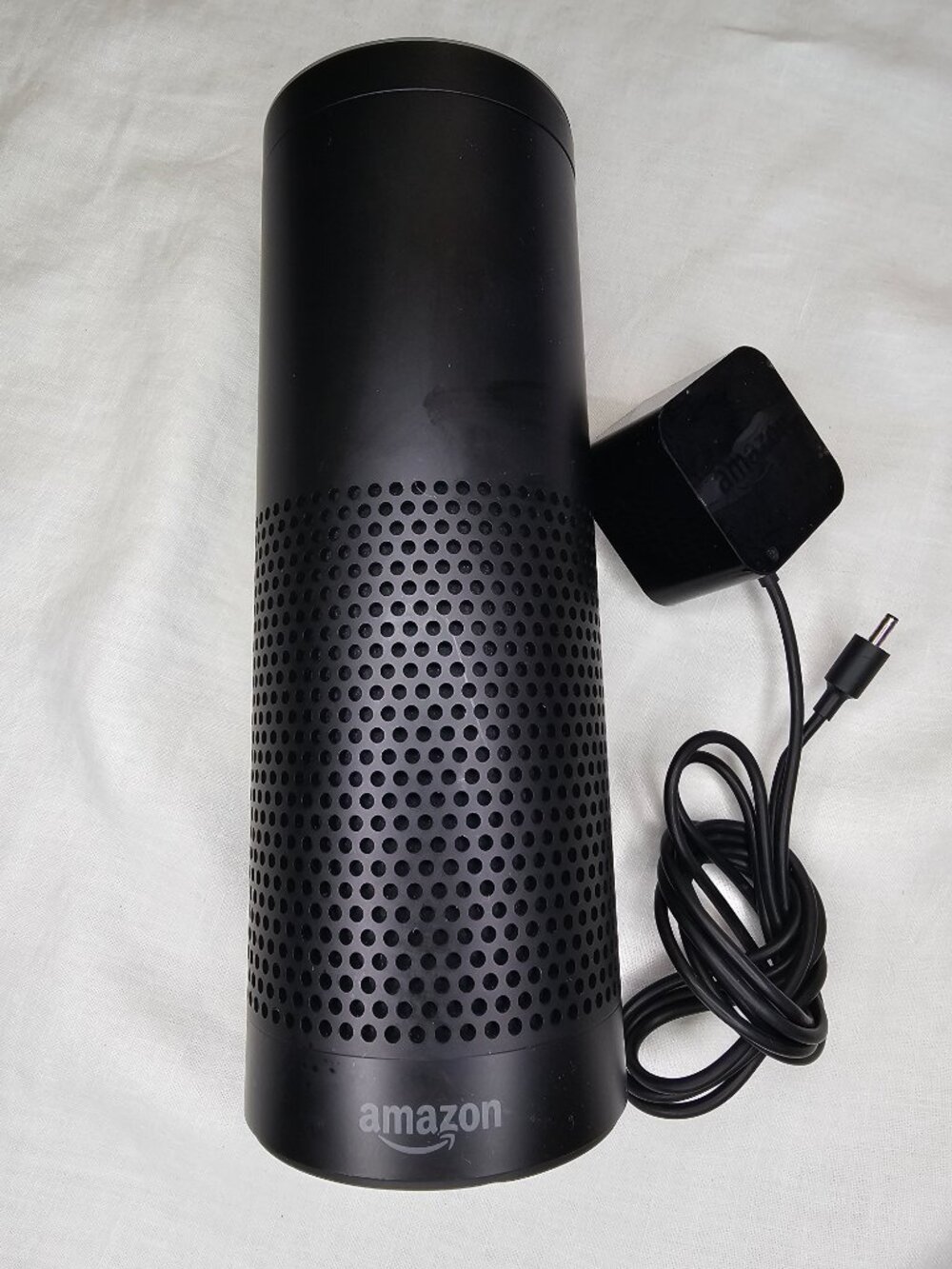 Amazon Echo 1st Gen Smart Speaker Tower SK705DI w Original 21W Power Adapter